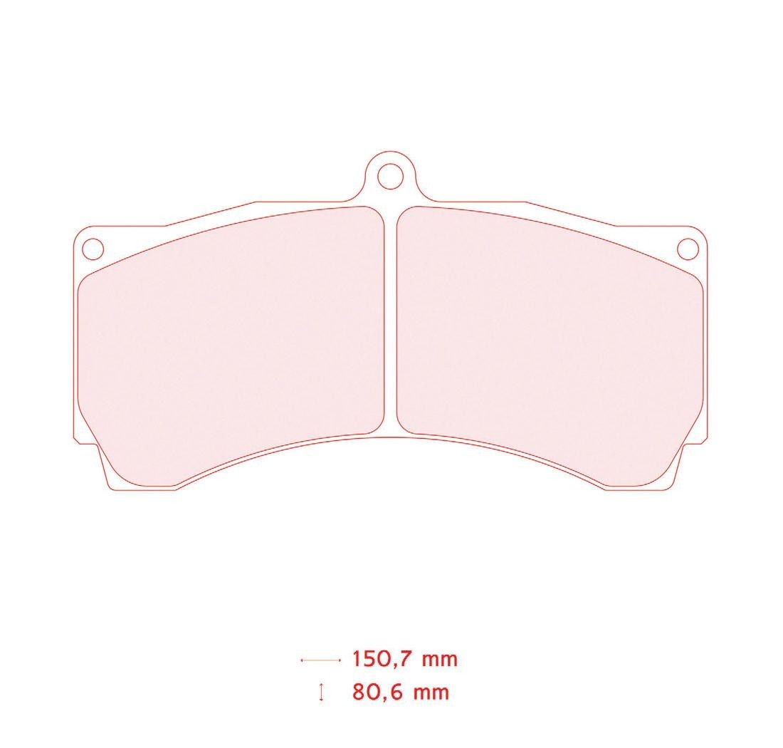 4 brake pads set - Carbone Lorraine