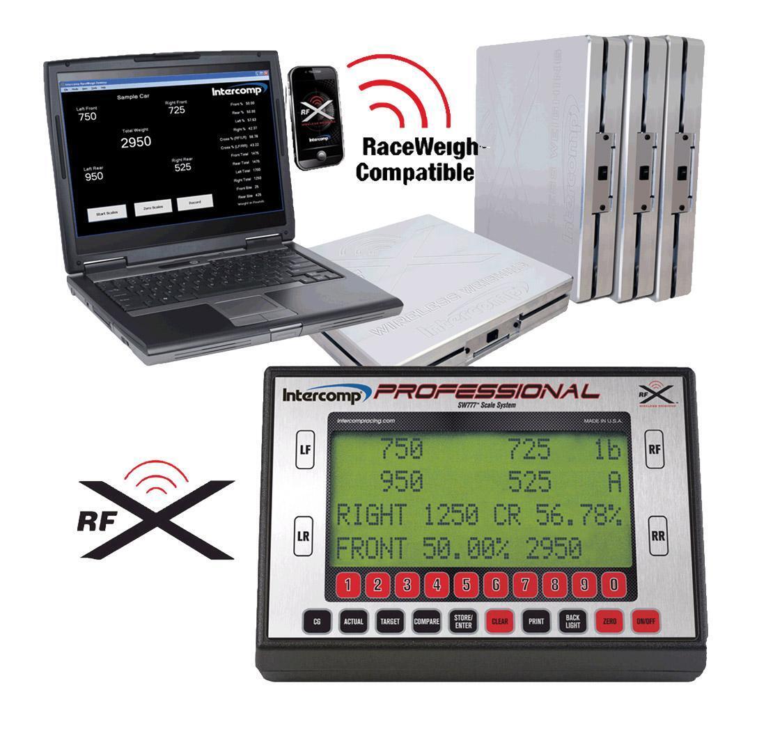 MICROFLEX™ - Precision 4 load cell scale system Bluetooth - 7300 kg