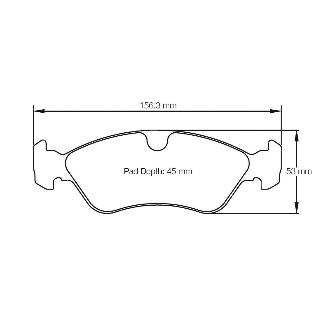 4 brake pads set - PAGID