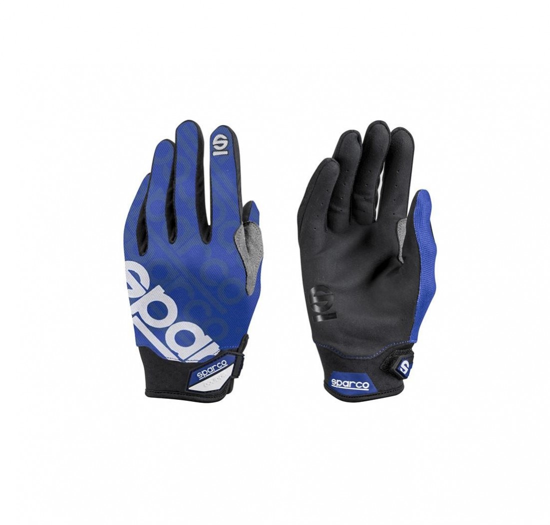 Gants Sparco mécano MECA III bleu - Taille L