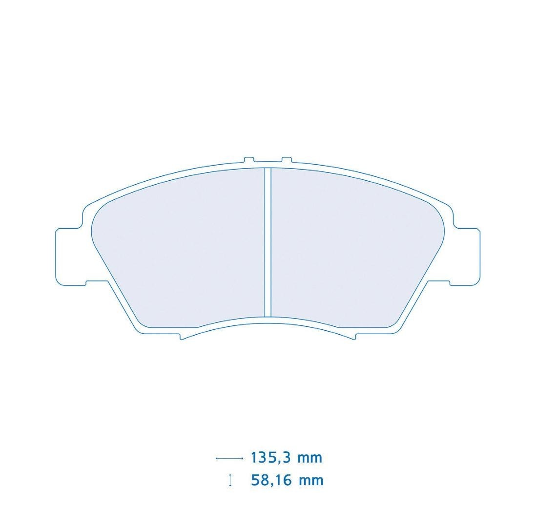 Brake Pads CARBONE LORRAINE FCP777 Model