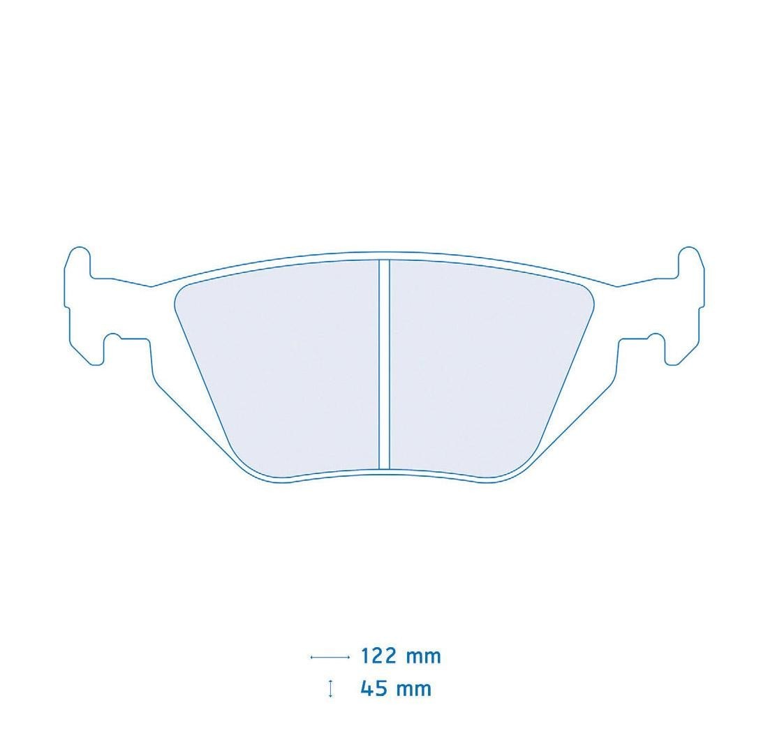 Brake Pads CARBONE LORRAINE FCP850 Model