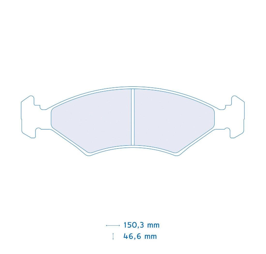 Brake Pads CARBONE LORRAINE FCP206 Model