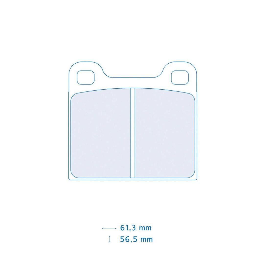 Pastillas de freno CARBONE LORRAINE Modelo FCP105