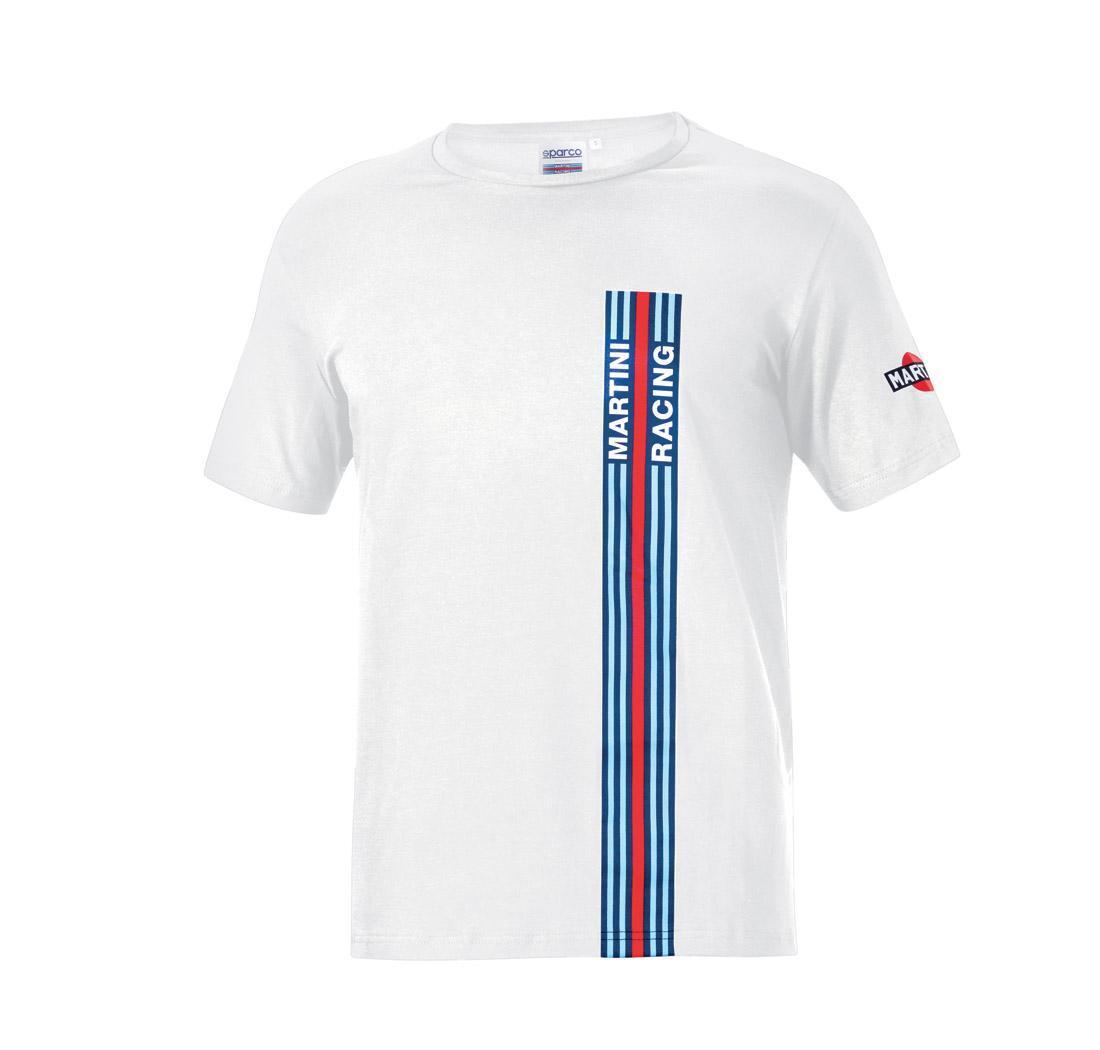 T-shirt BIS SRTIPE Martini Racing Sparco - white - L