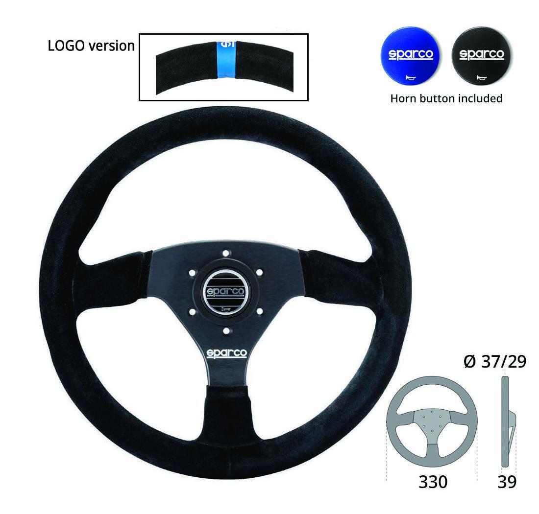 Sparco steering wheel R 383 LOGO - Suede