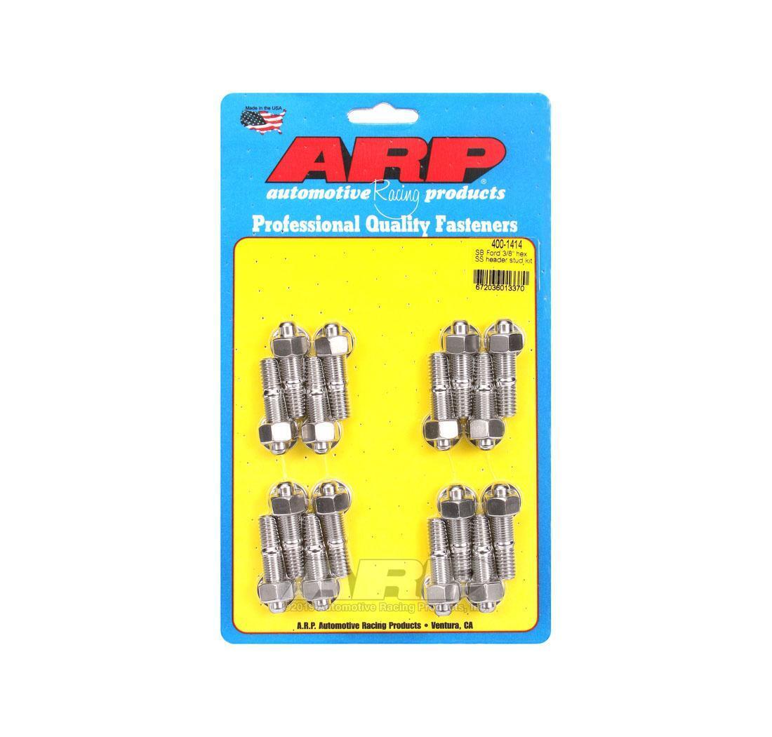 SB Ford 3/8 hex SS head stud kit