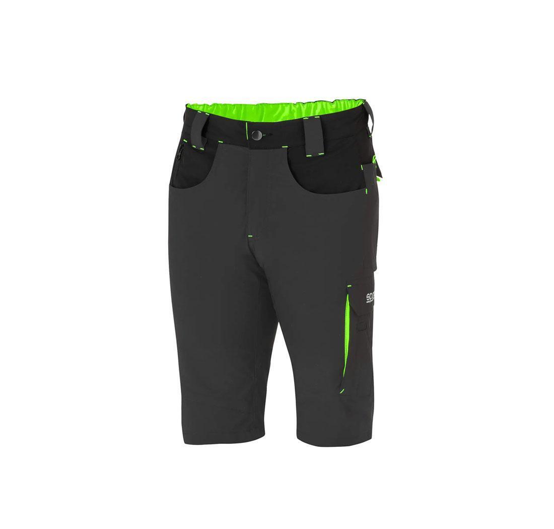 Pantalones LIGHT SHORT TECH TROUSERS Laredo - negro/naranja fluo L