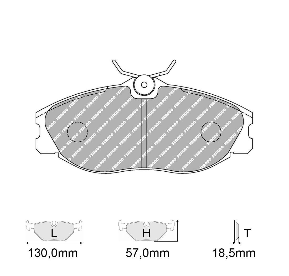 Brake Pads FERODO FCP1063 Model