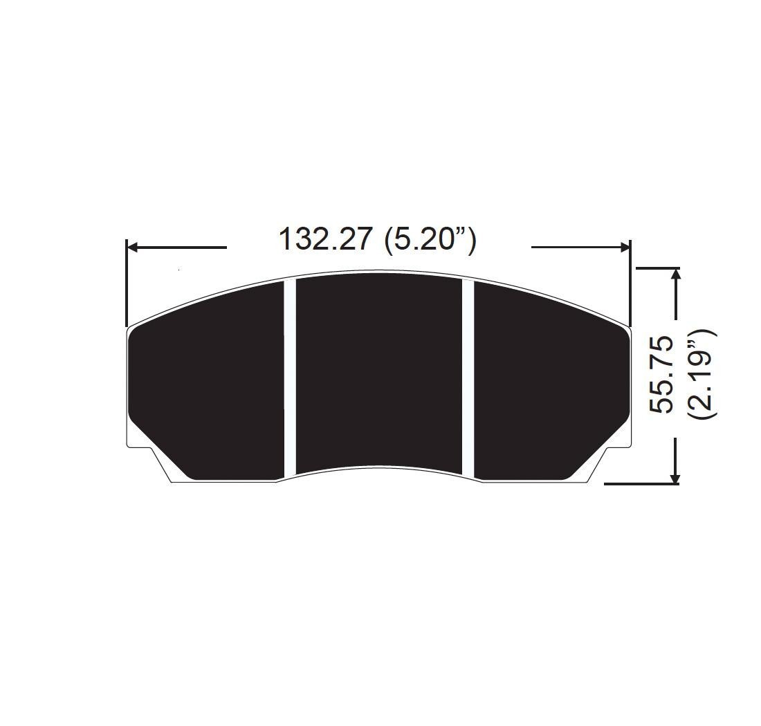 Pastillas de freno AP RACING Modelo FRP216