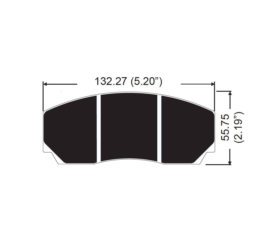 4 brake pads set - AP RACING