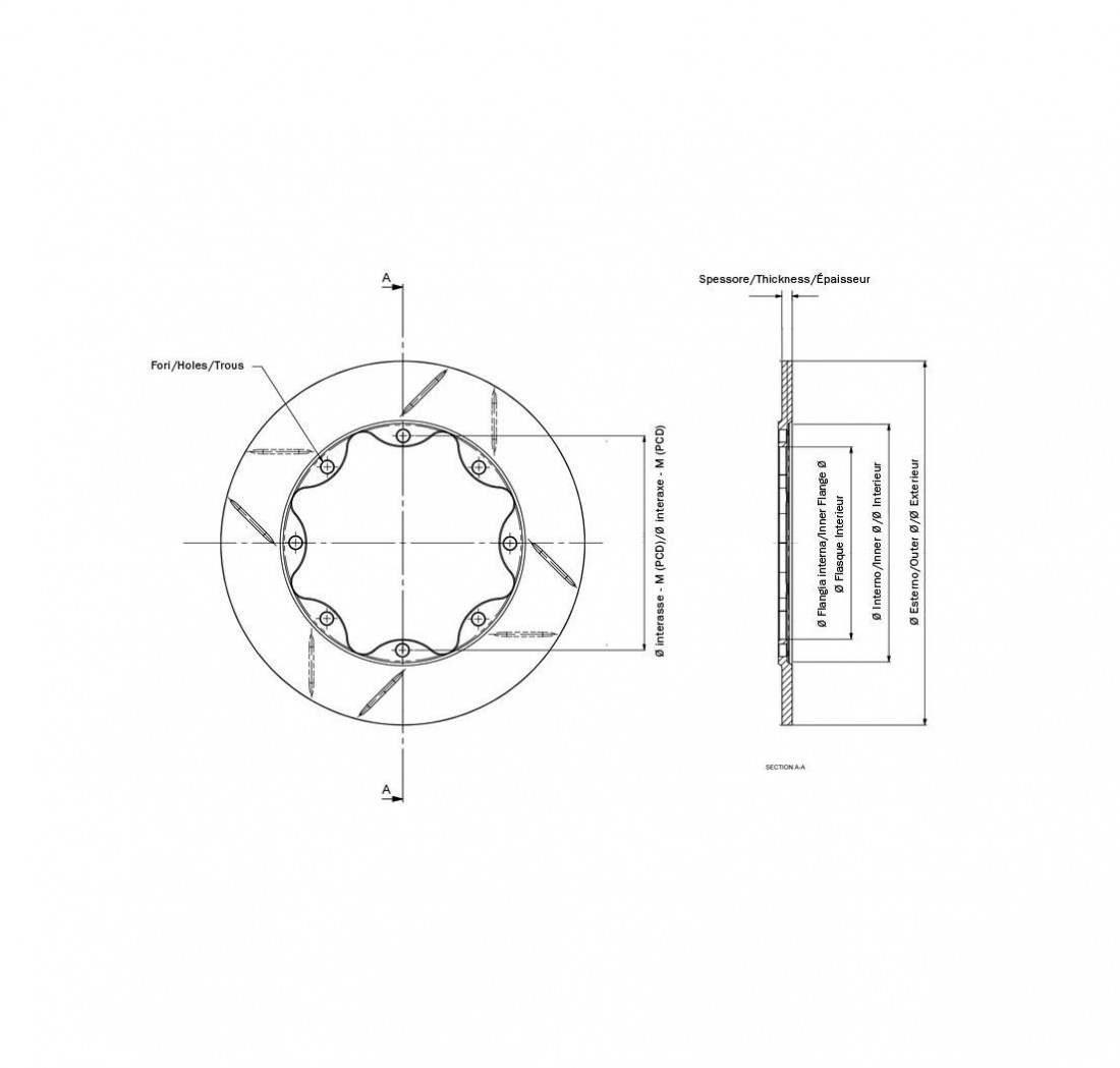 Disques Pleins AP RACING Disques Pleins