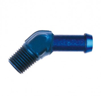 45° adaptor 1/2 NPT to tube