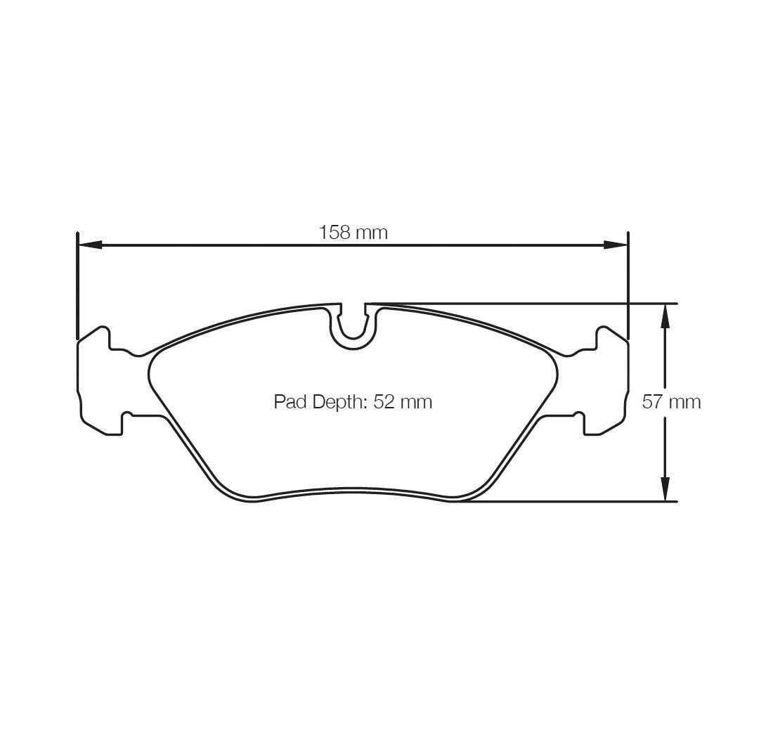 4 brake pads set - PAGID