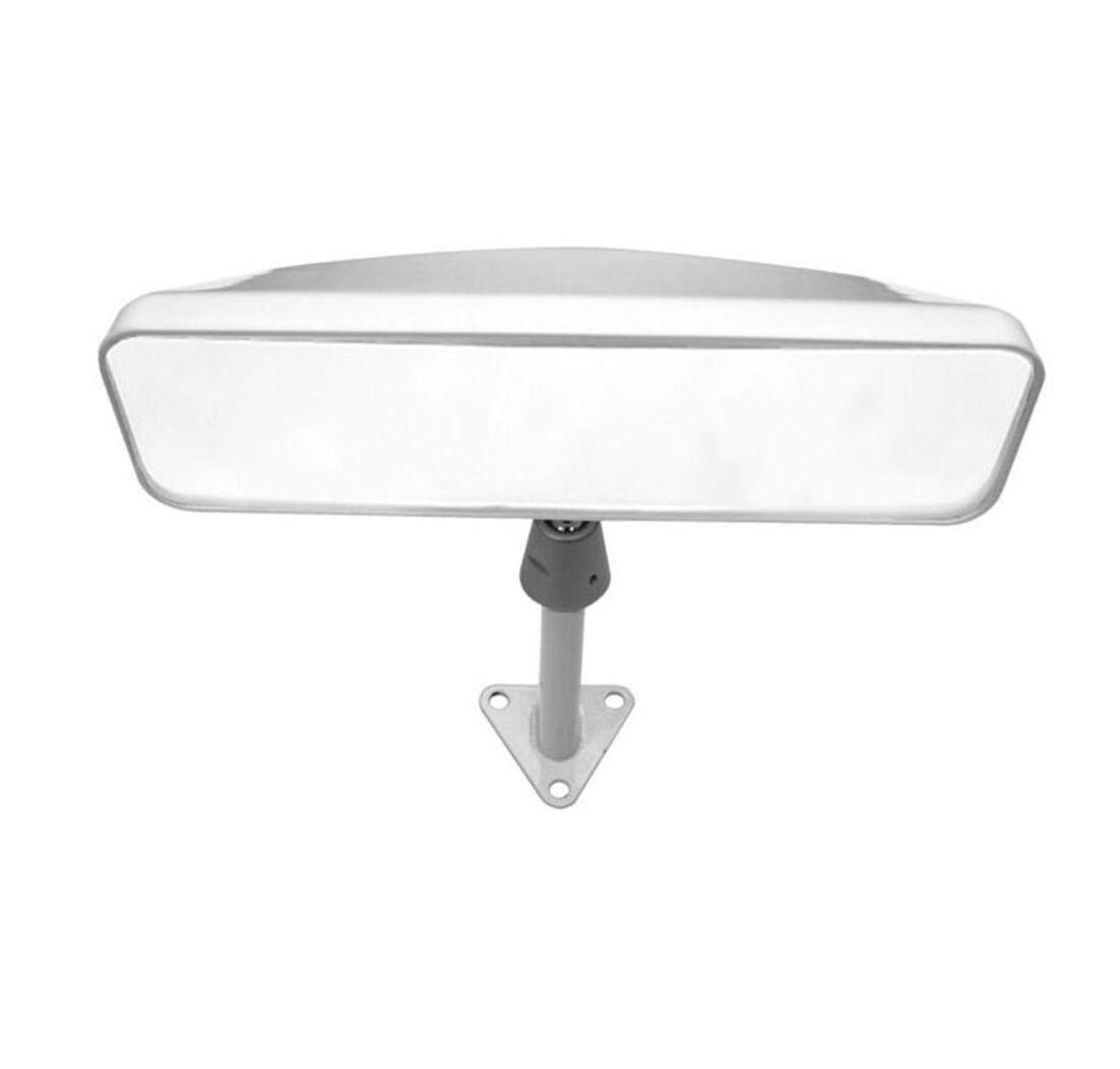 Miroir SPORTCARS  blanc - tige 75 mm