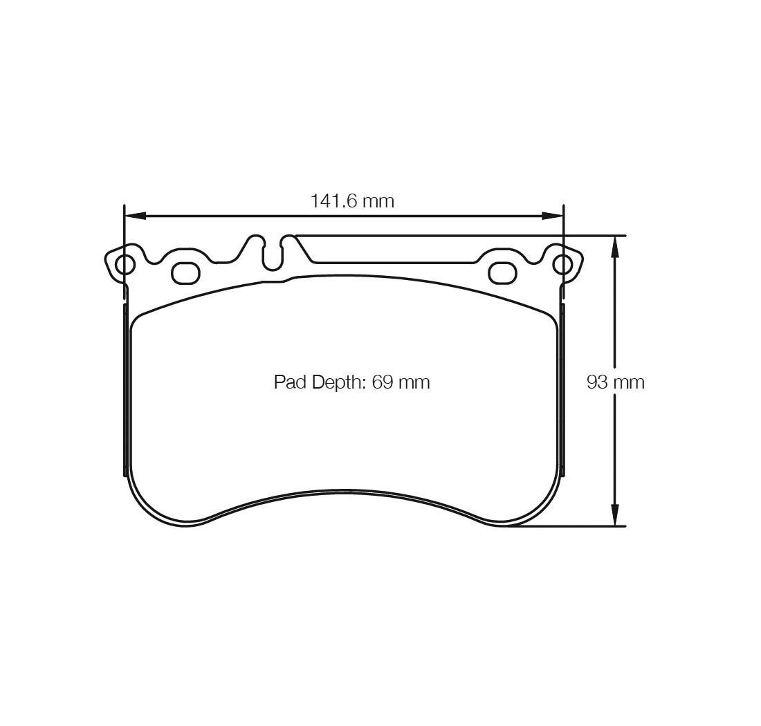 Pastillas de freno PAGID Modelo FCP4806