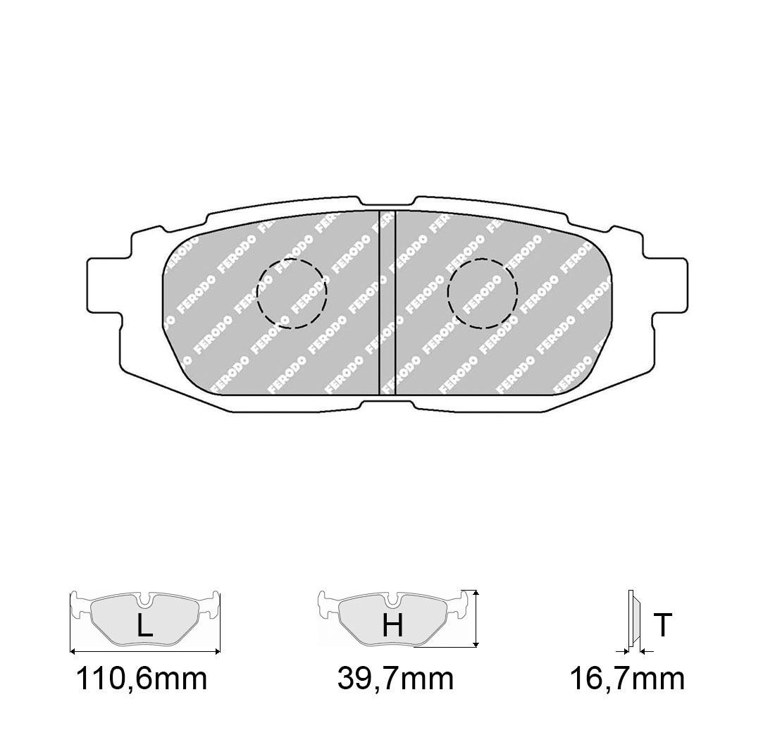 FERODO brake pads set