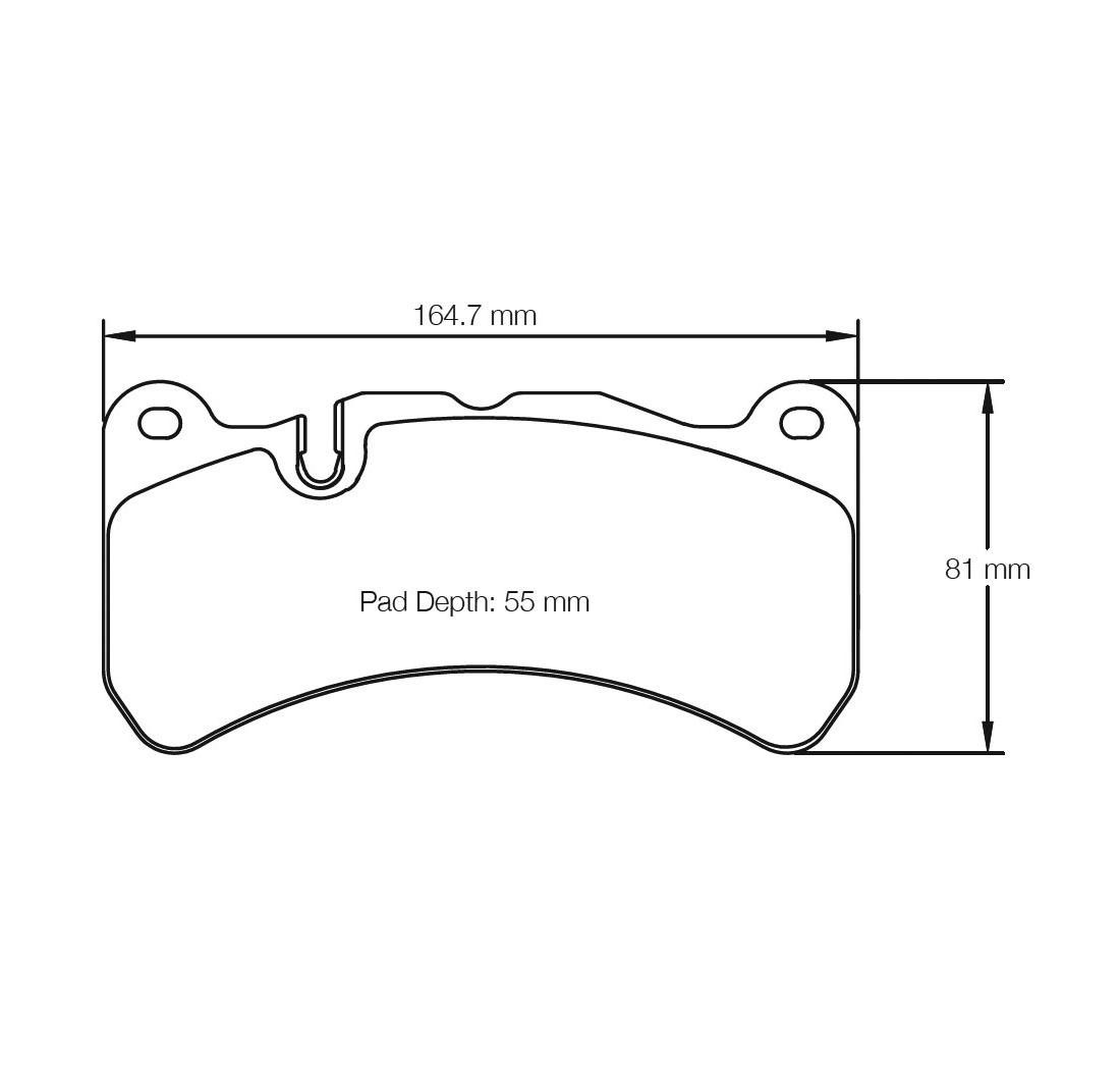 Brake Pads PAGID FRP3100 Model