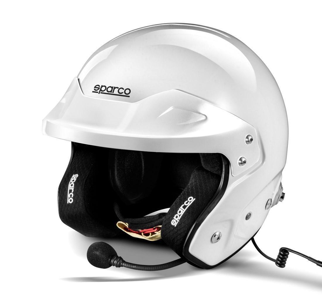 Helmet RJ-i Sparco - Size L (60), white/black interior