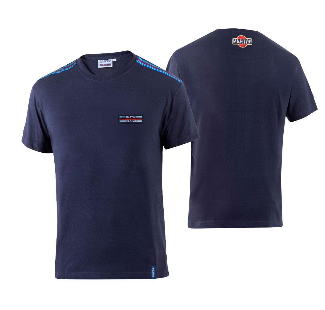 T-shirt Sparco Martini Racing TOP STRIPES - navy blue - L