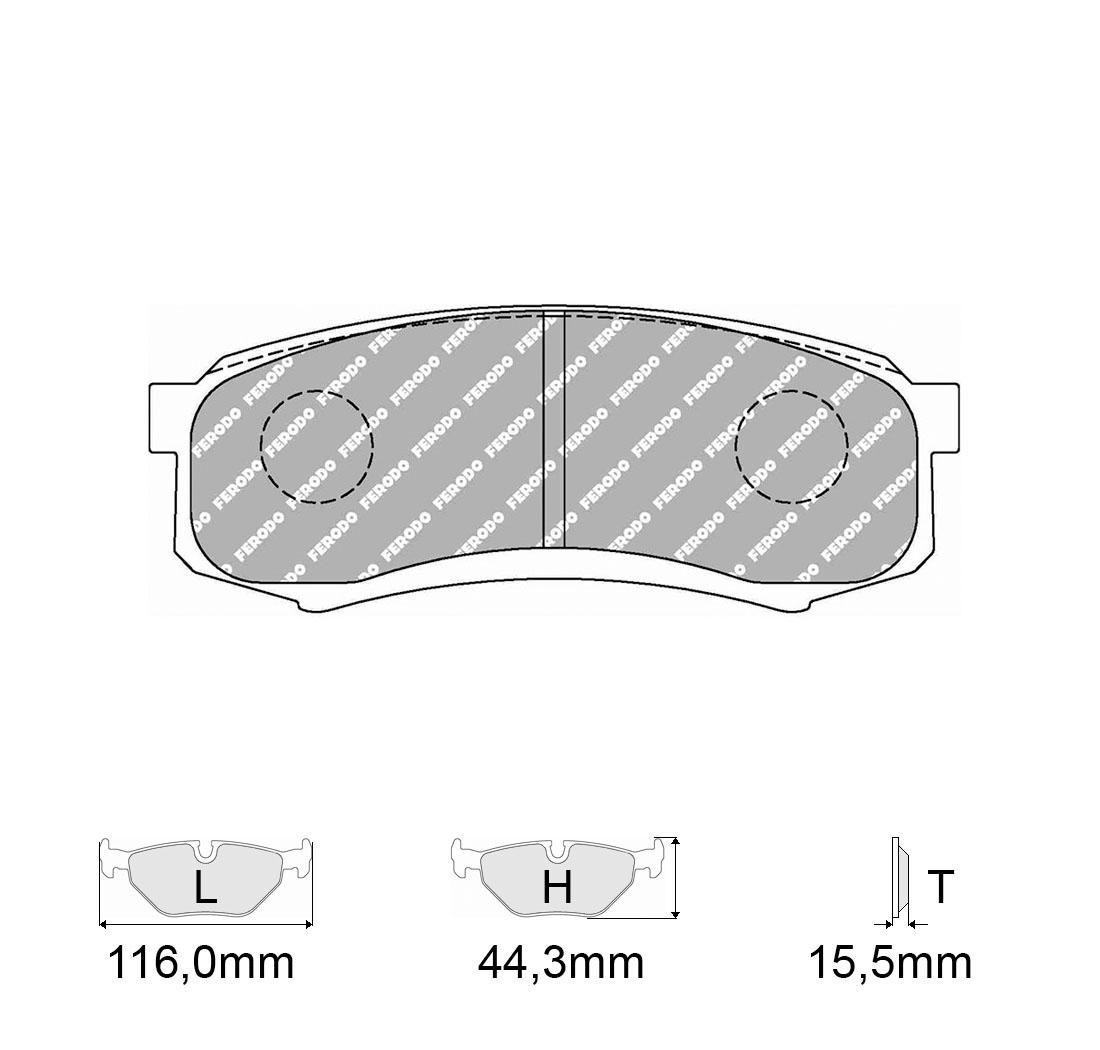 FERODO brake pads set