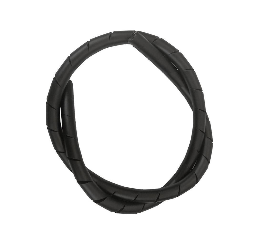 Polythene spiral binding - black