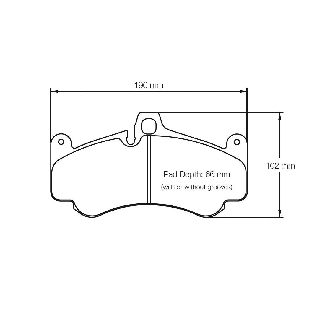 Brake Pads PAGID FRP3075 Model