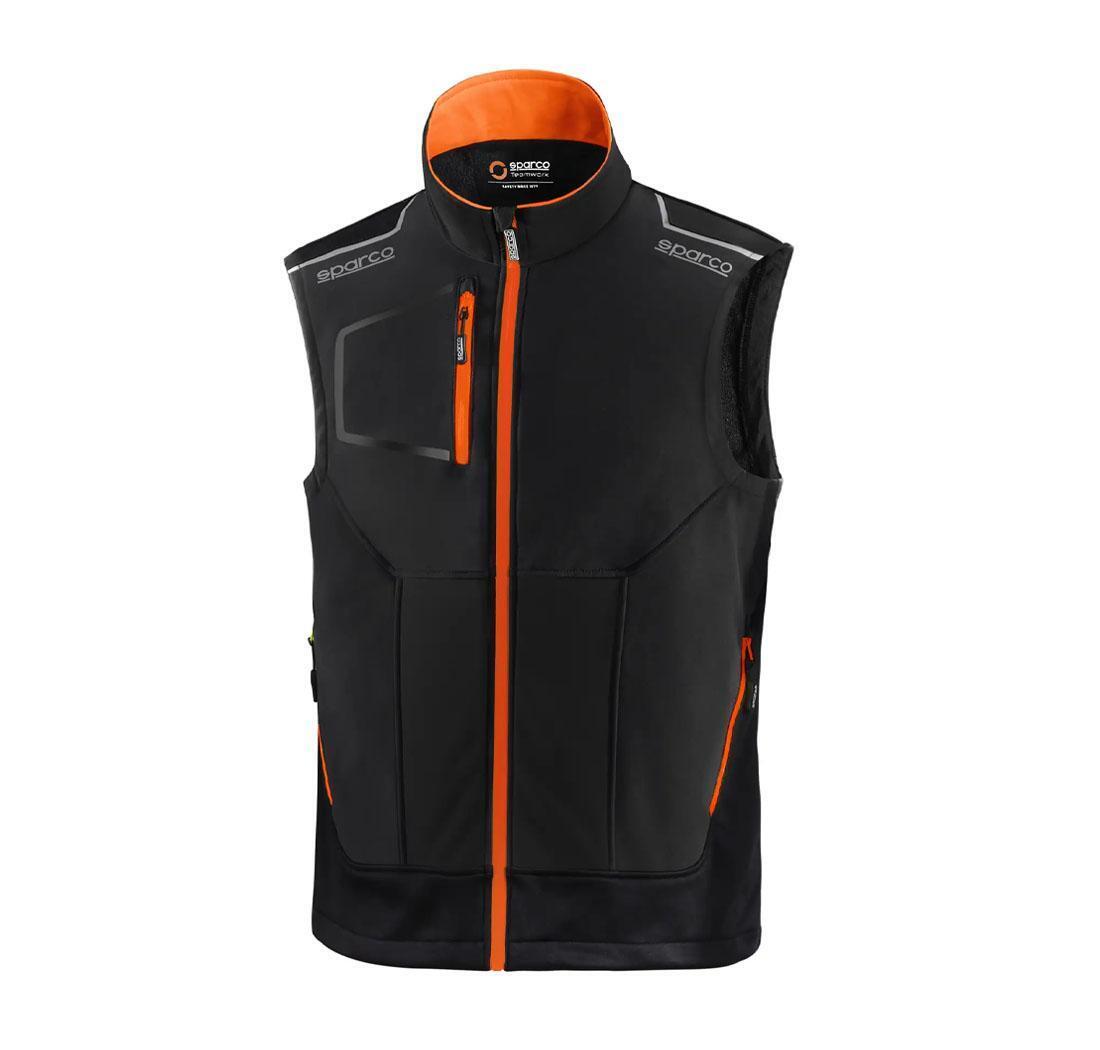 Chaleco TECH LIGHT VEST Illinois - negro/naranja fluo L