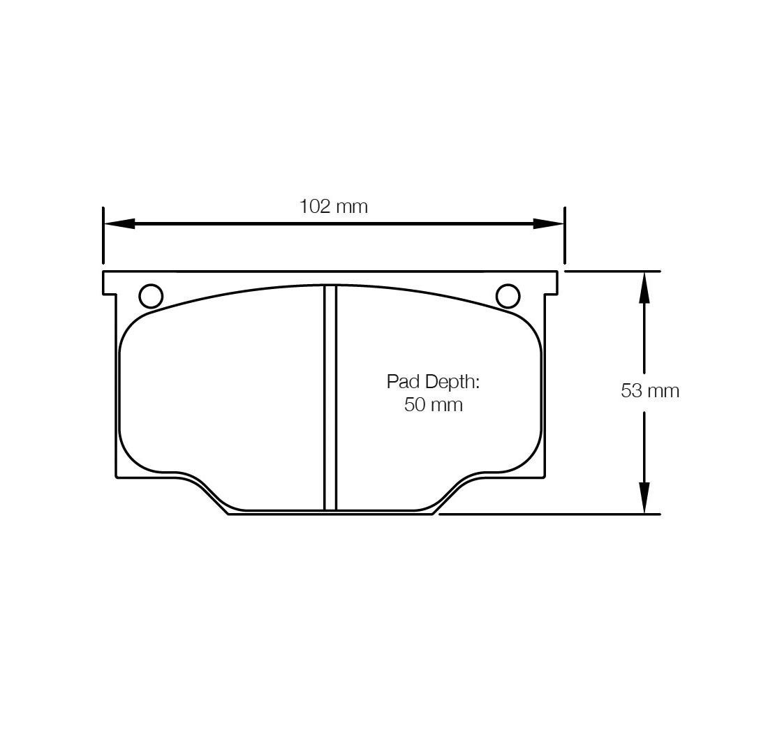 Brake Pads PAGID FRP101 Model