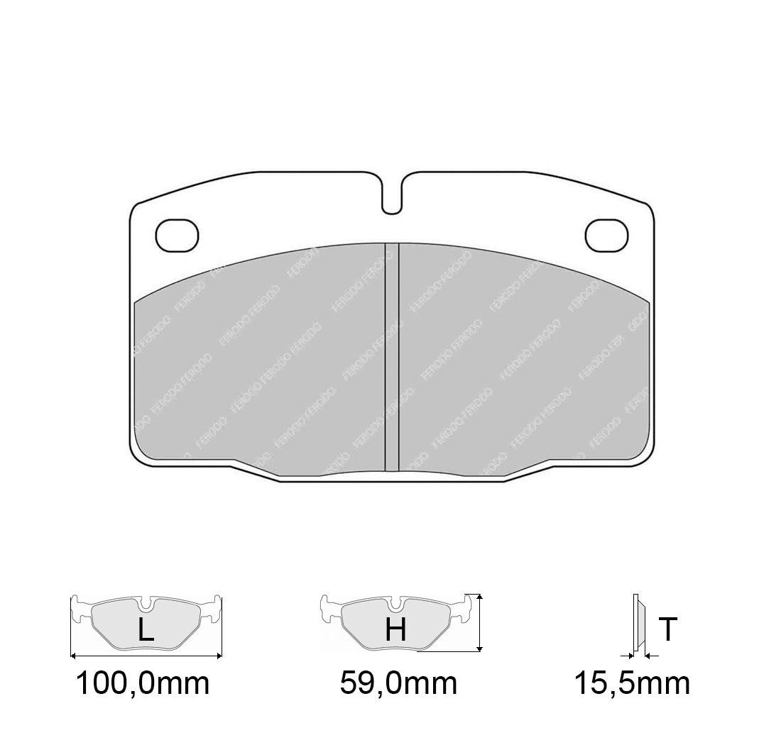 Brake Pads FERODO FCP173 Model