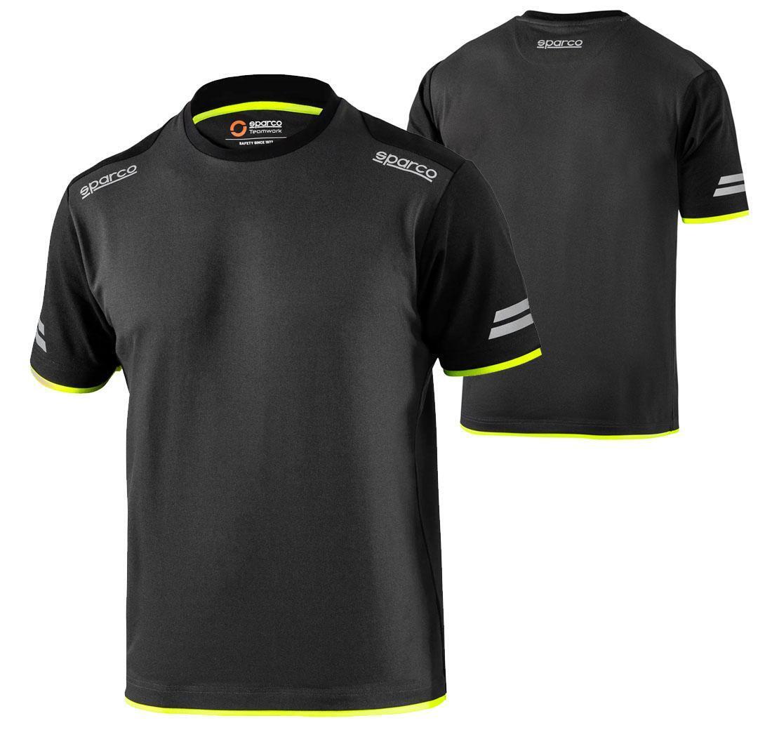 TECH T-SHIRT Tucson - gris/amarillo fluo L