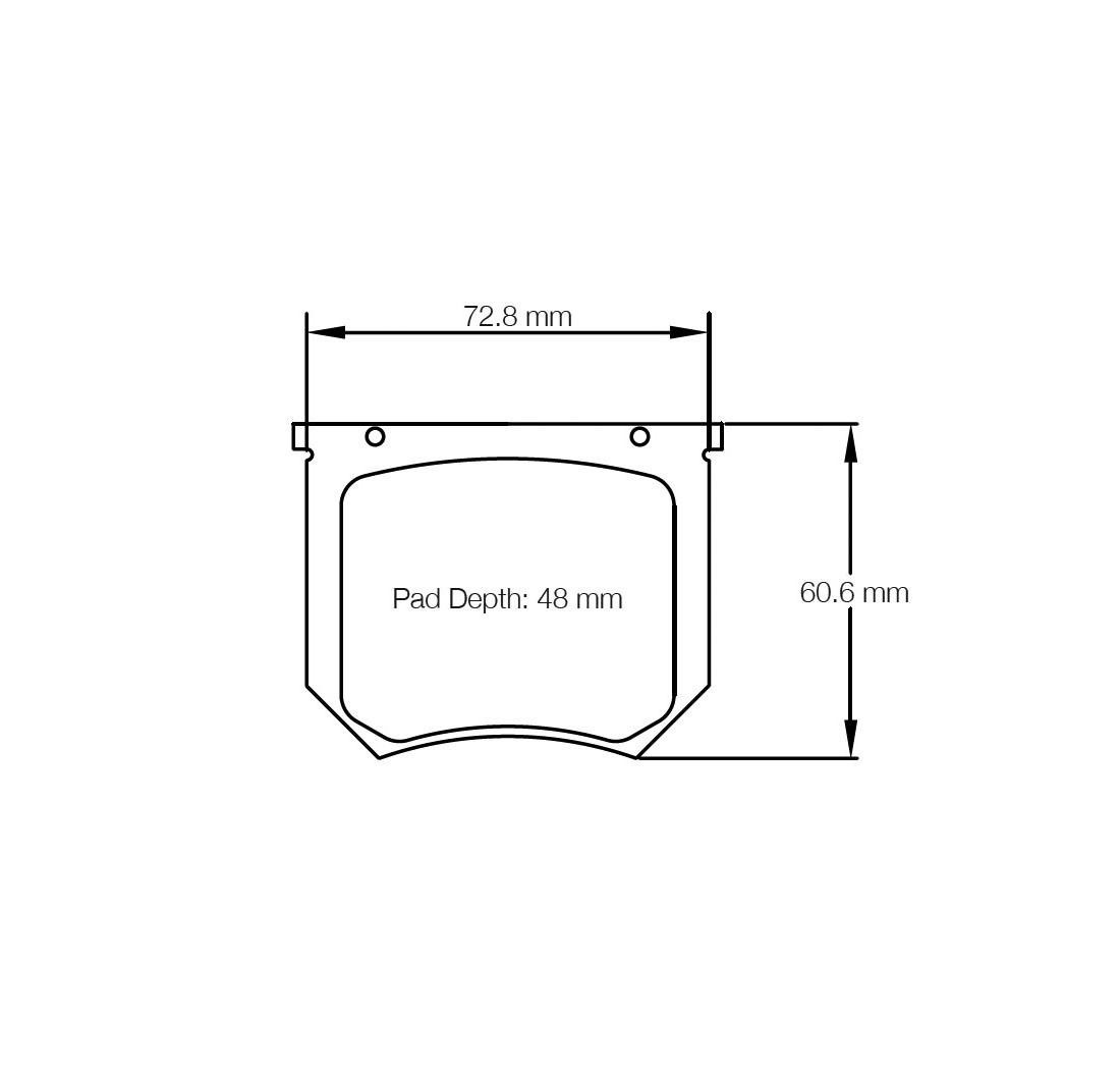 Brake Pads PAGID FRP5002 Model