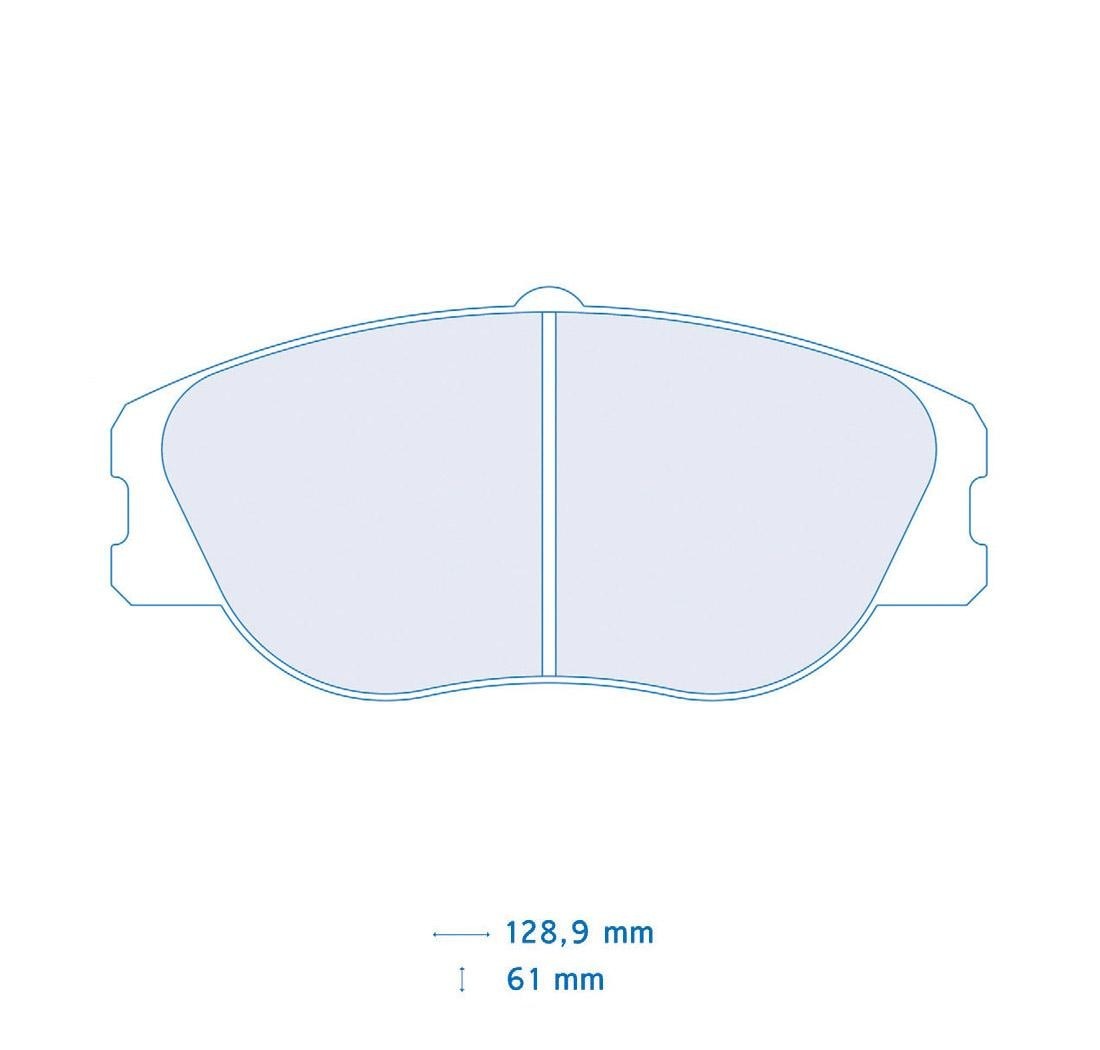Brake Pads CARBONE LORRAINE FCP565 Model