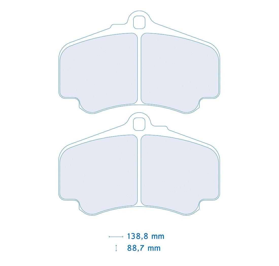 Brake Pads CARBONE LORRAINE FRP3050 Model