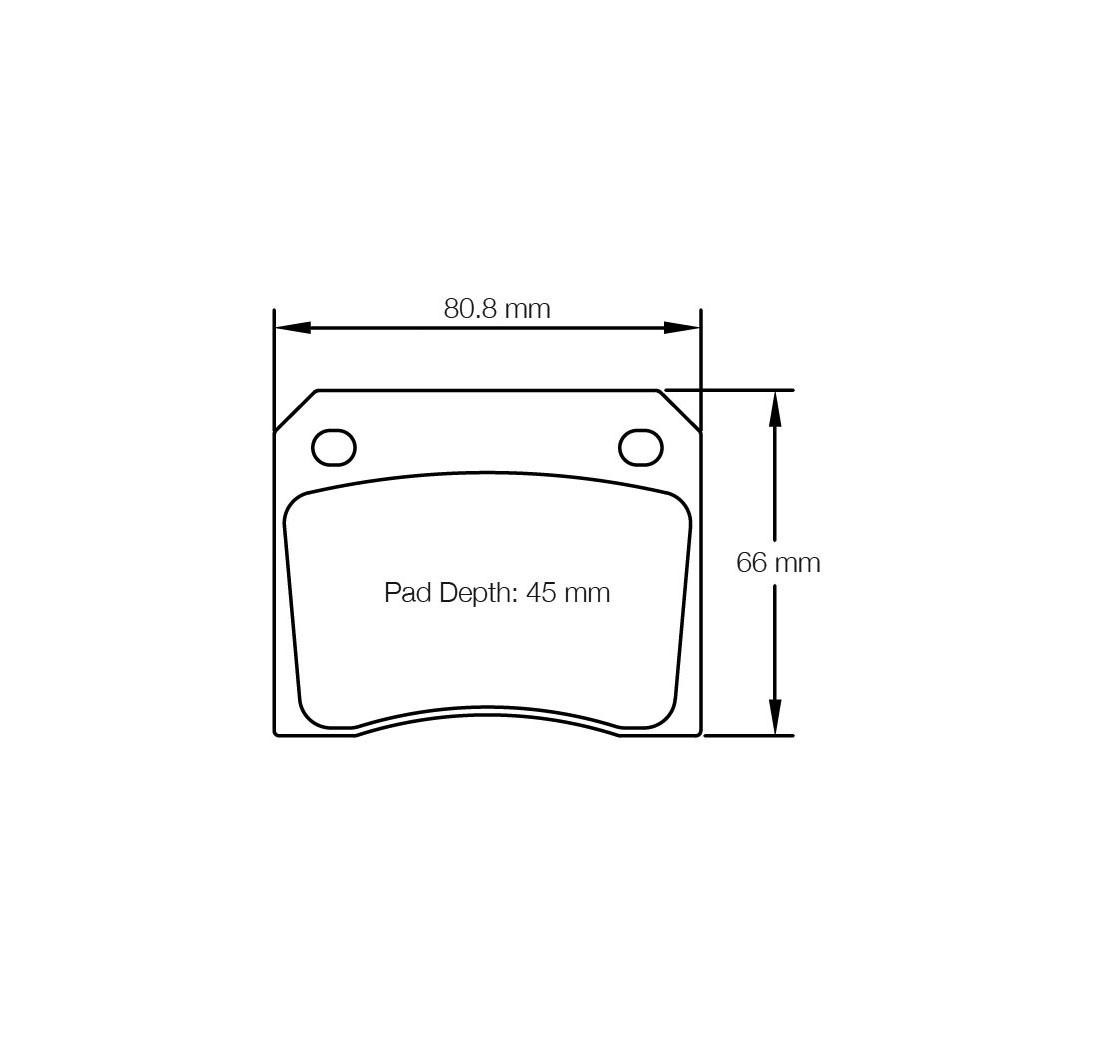 Brake Pads PAGID FCP815 Model