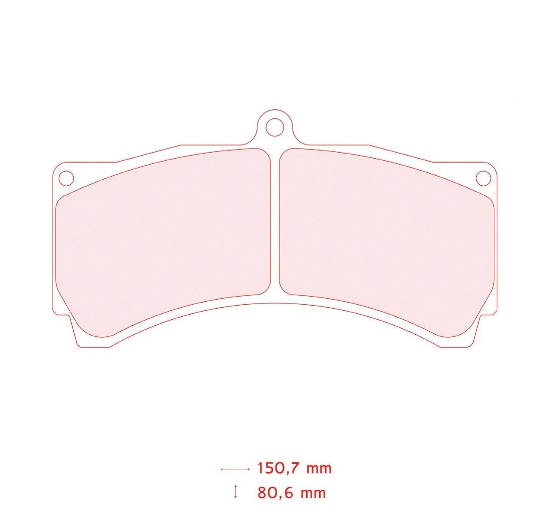 Plaquettes de frein CARBONE LORRAINE Modèle 026