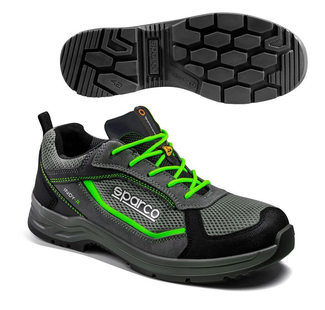 Chaussure de sécurité Sparco INDI-R S1PS SONOMA Gris vert fluo - 35