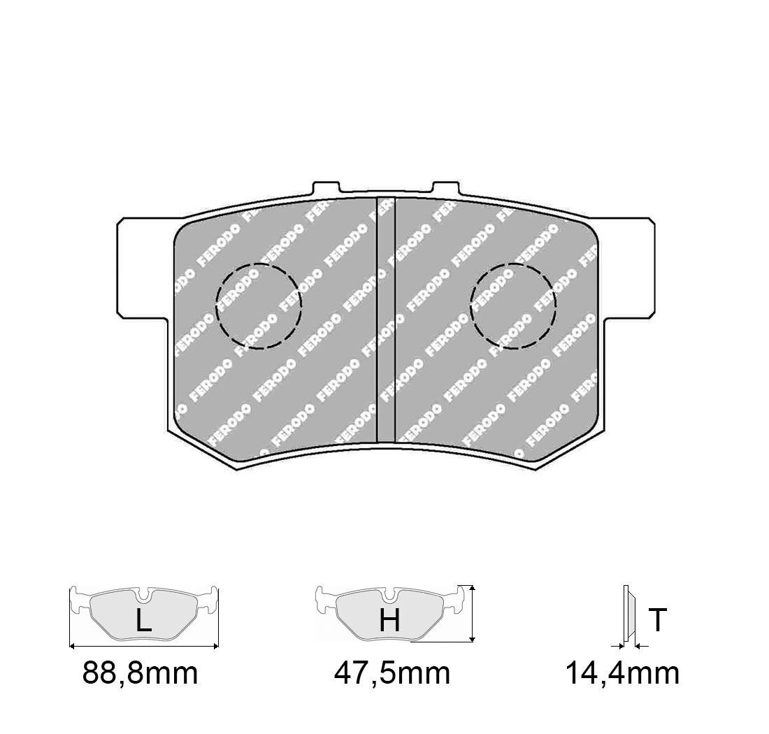 FERODO brake pads set