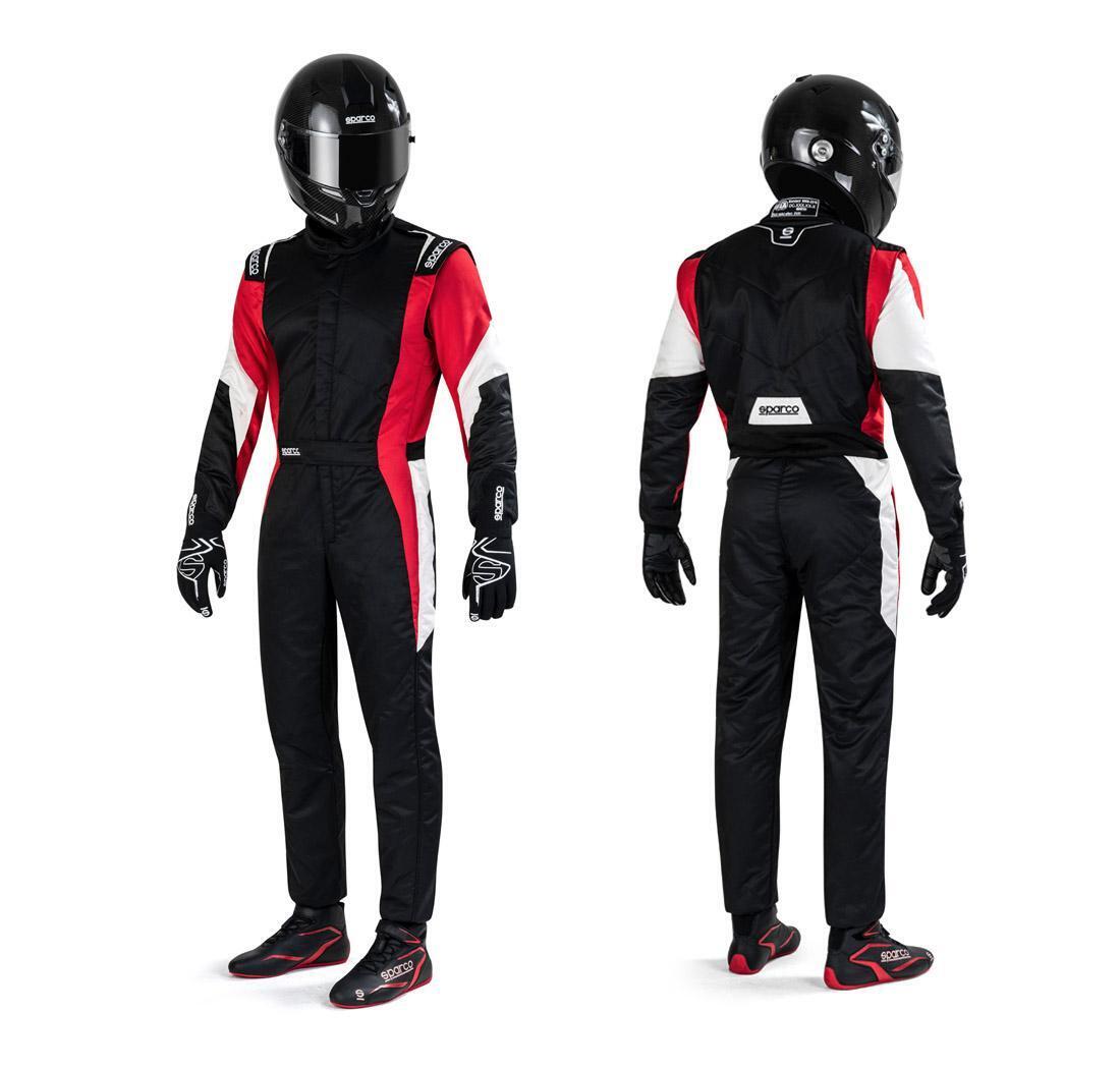 Mono COMPETITION de Sparco, negro/rojo/blanco, talla 48