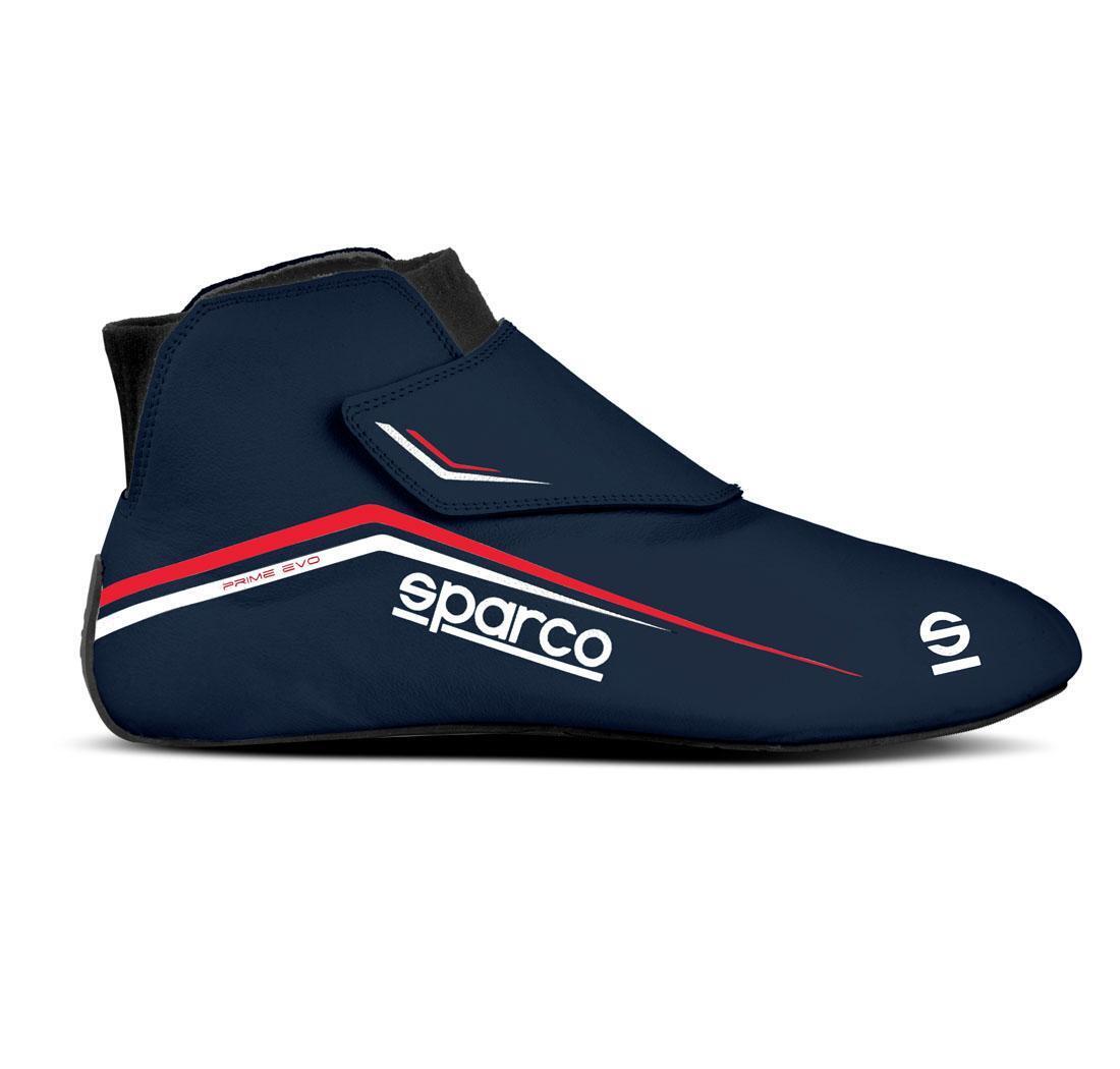 Scarpe pilota Sparco PRIME EVO, blu navy/rosso - Misura 37