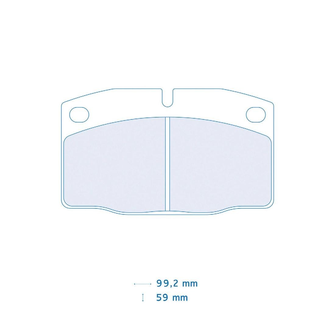 Brake Pads CARBONE LORRAINE FCP173 Model