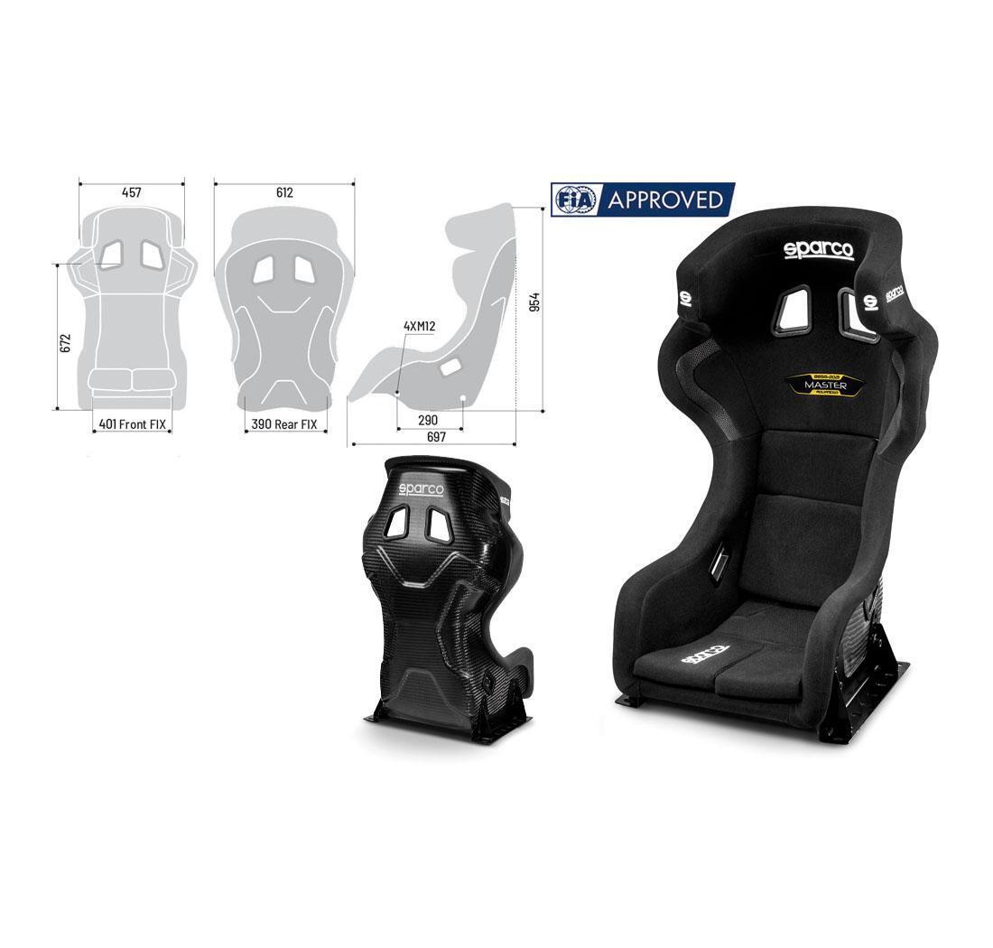 Baquet Sparco MASTER ADVANCED 8855-2021 noir