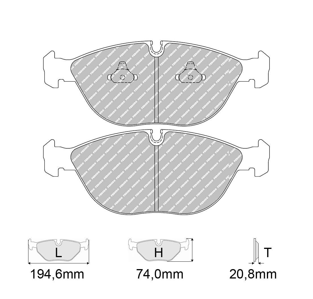 FERODO brake pads set