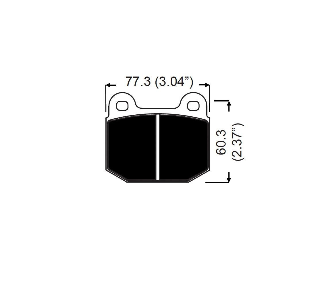 Plaquettes de frein AP RACING Modèle FRP3056