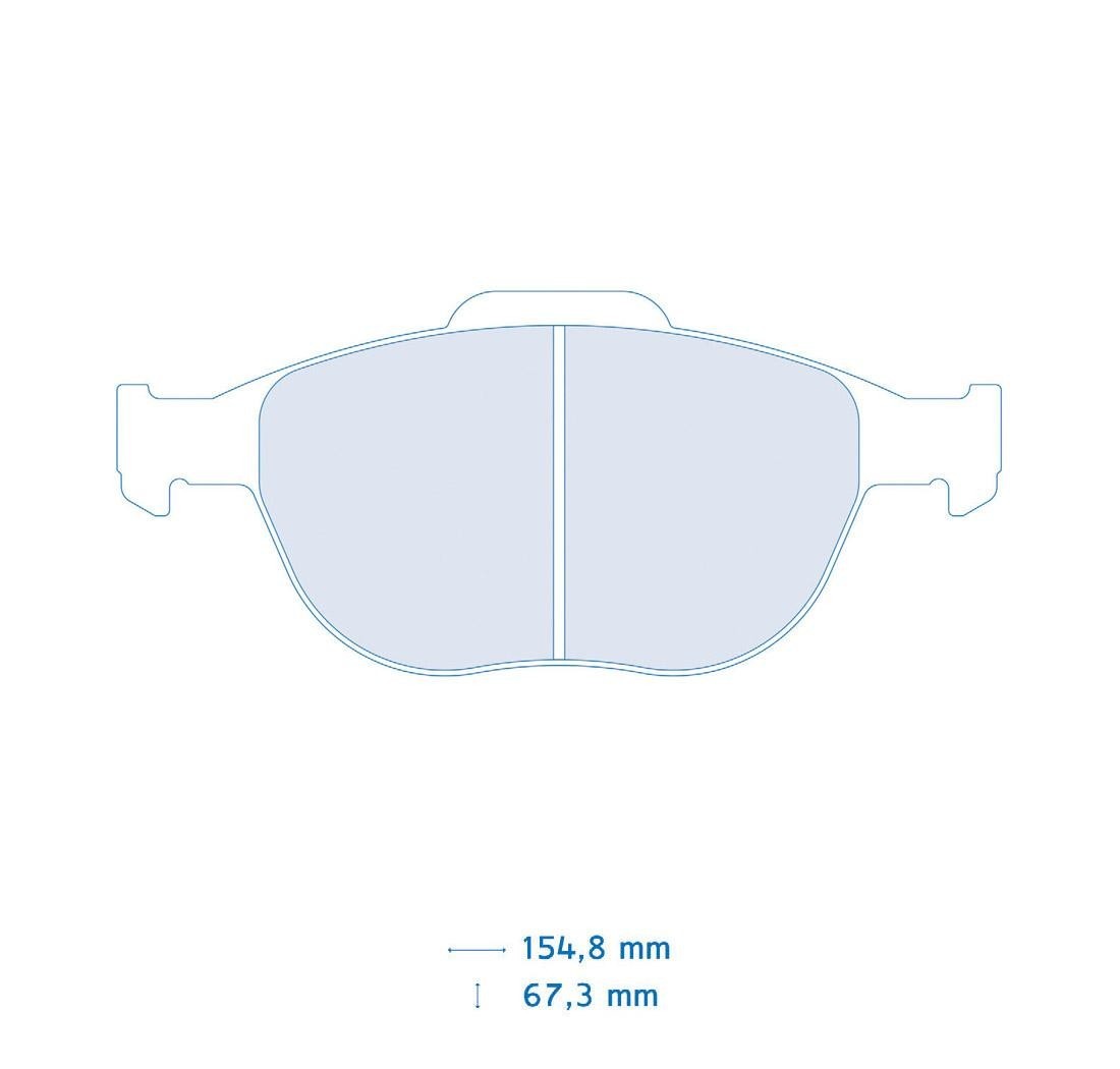 Brake Pads CARBONE LORRAINE FCP1568 Model