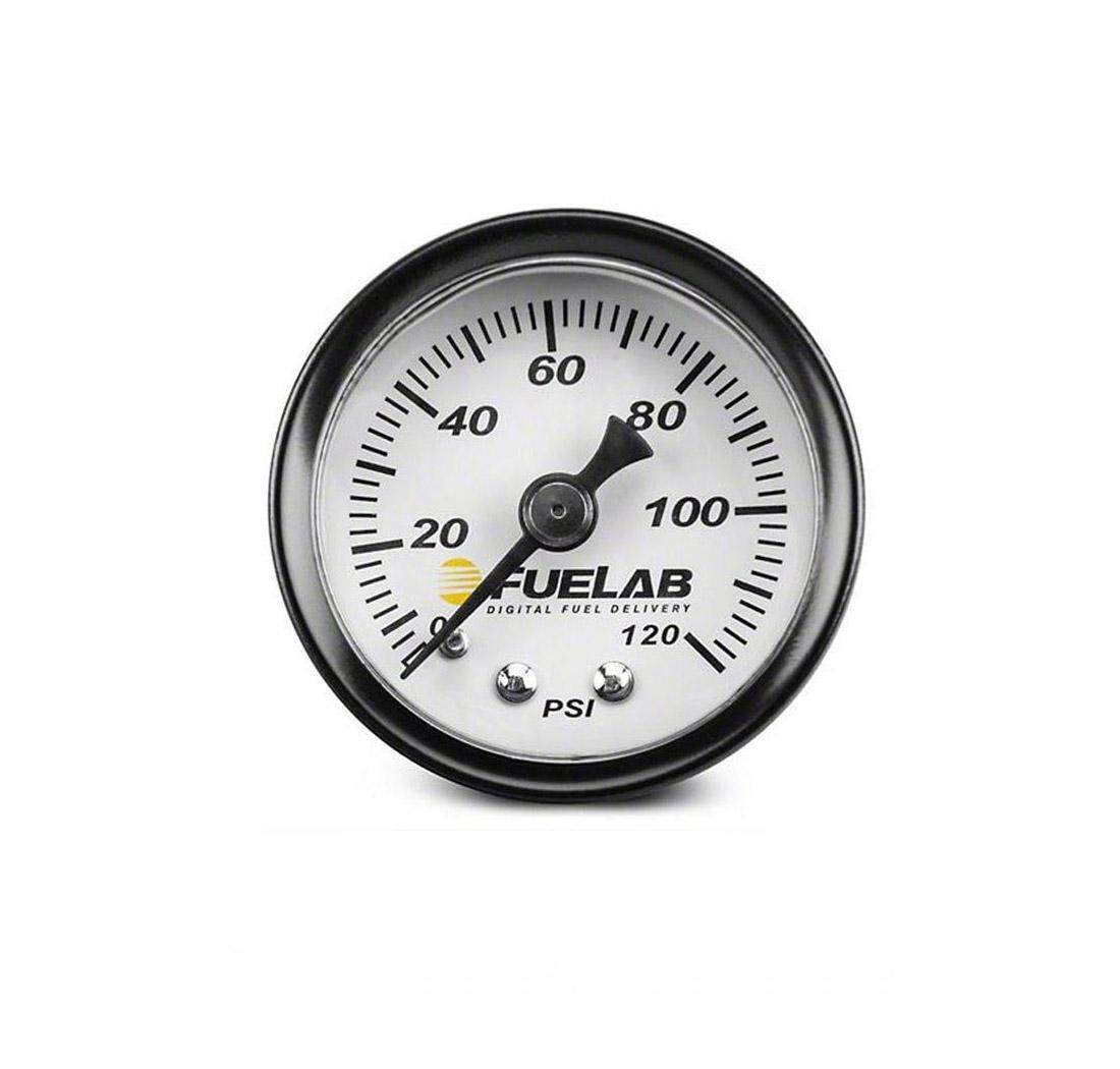 Manometer 8 bar Fuelab high flow fuel pressure regulator