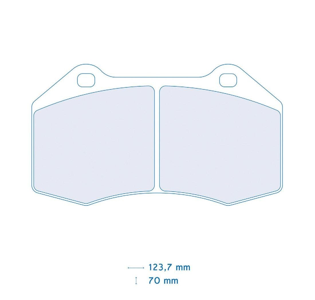 Pastiglie Freno CARBONE LORRAINE Modello FCP1667