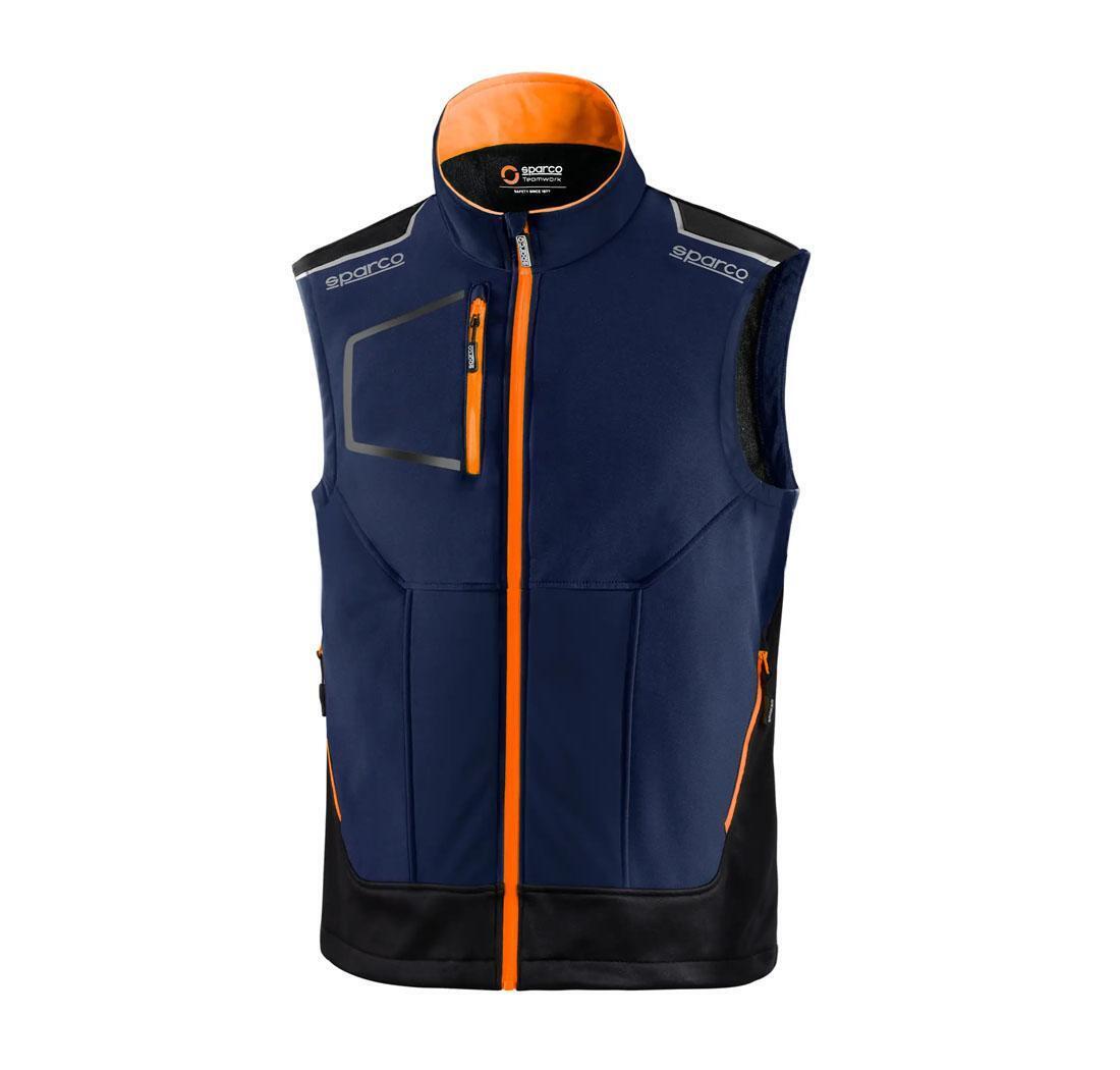 Chaleco TECH LIGHT VEST Illinois - azul marino/naranja fluo L