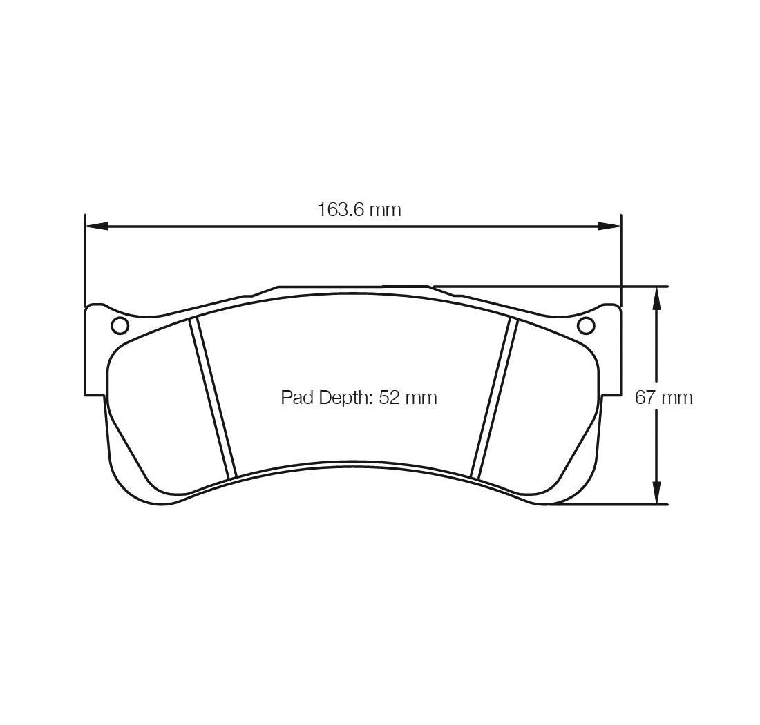 4 brake pads set - PAGID