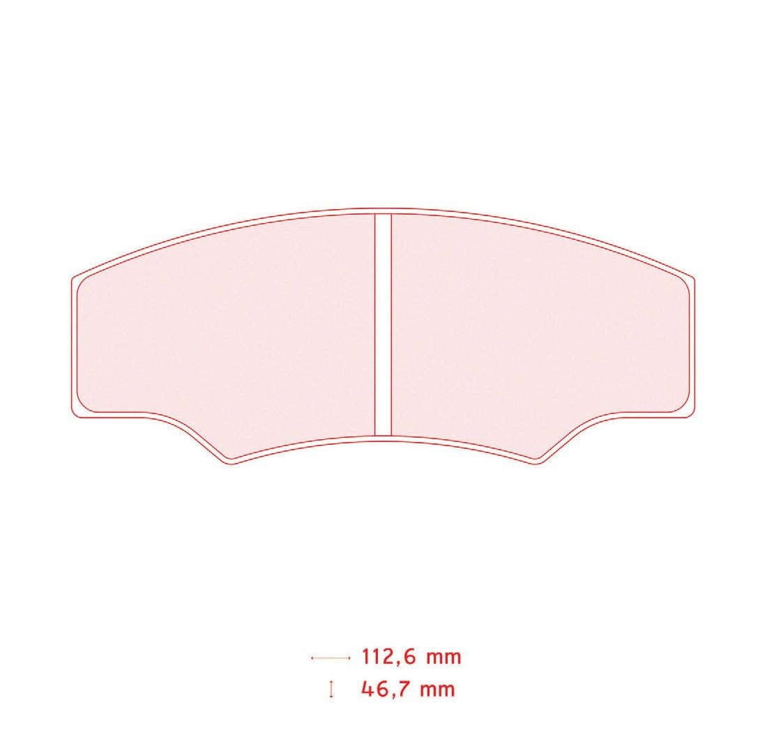 Pastillas de freno CARBONE LORRAINE Modelo FRP218